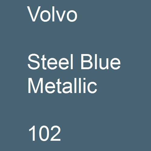 Volvo, Steel Blue Metallic, 102.